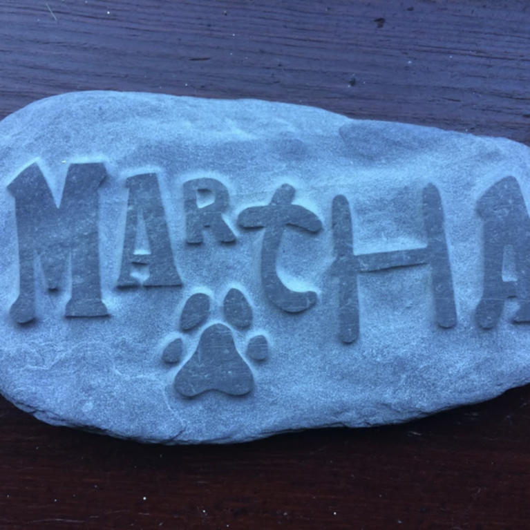 Custom Pet Name Memory Stone